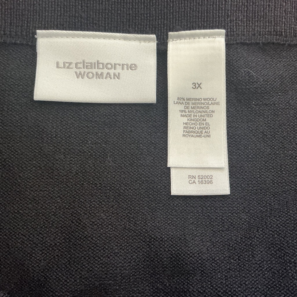 Women’s Black Merino Wool Skirt Size 3X. - Picture 2 of 5